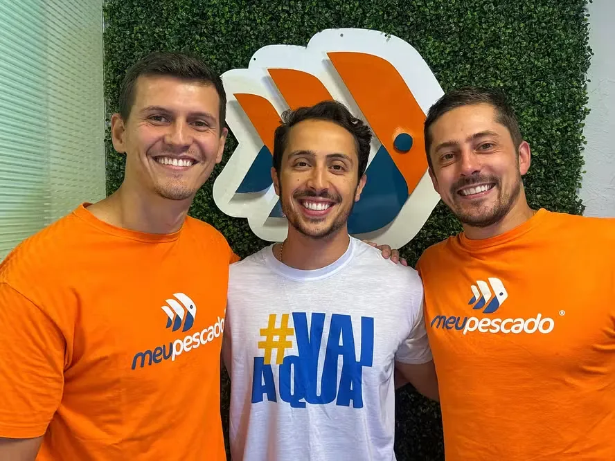 Sócios fundadores do Meu Pescado